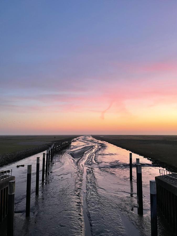 Ferienwohnung „Deichgeflüster“ nahe der Nordsee Marne Exterior foto