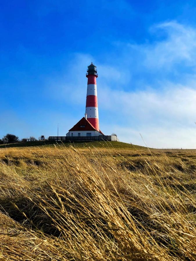 Ferienwohnung „Deichgeflüster“ nahe der Nordsee Marne Exterior foto